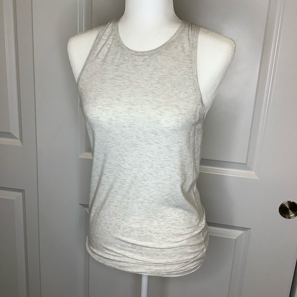lululemon athletica, All Tied Up Tank, Heathered Cool Breeze, size 6